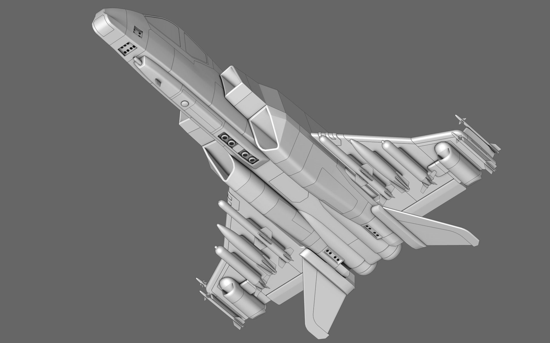 Sci-Fi Starfighter Free 3D model_27
