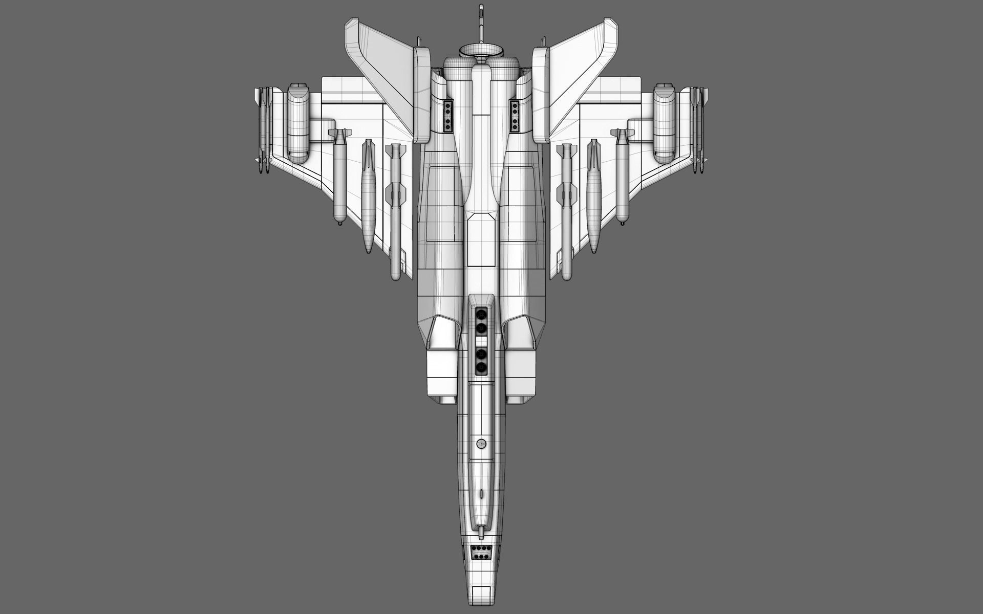 Sci-Fi Starfighter Free 3D model_30