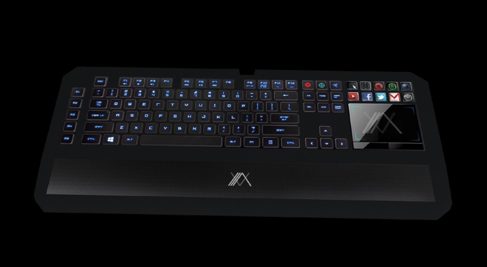 Low Poly Gaming Computer Setup Low-poly 3D model_7