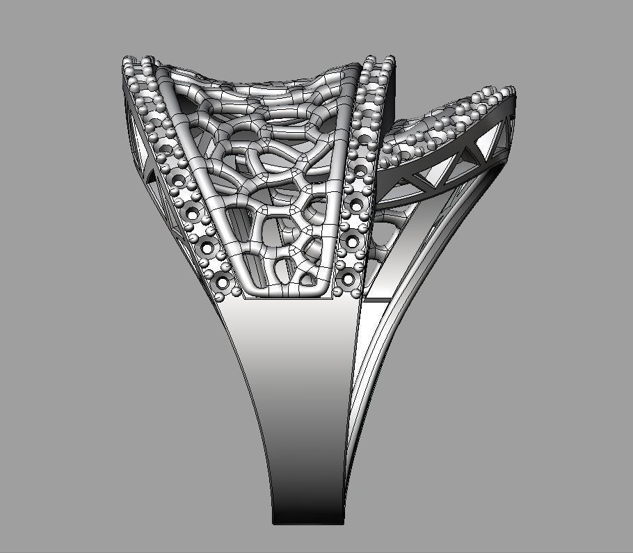 Ring for Woman or Girl 3D print model_4