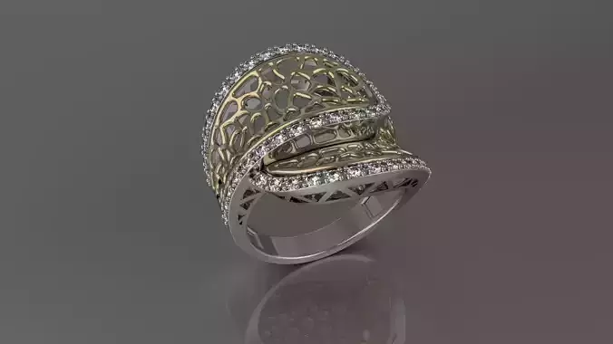 Ring for Woman or Girl 3D print model