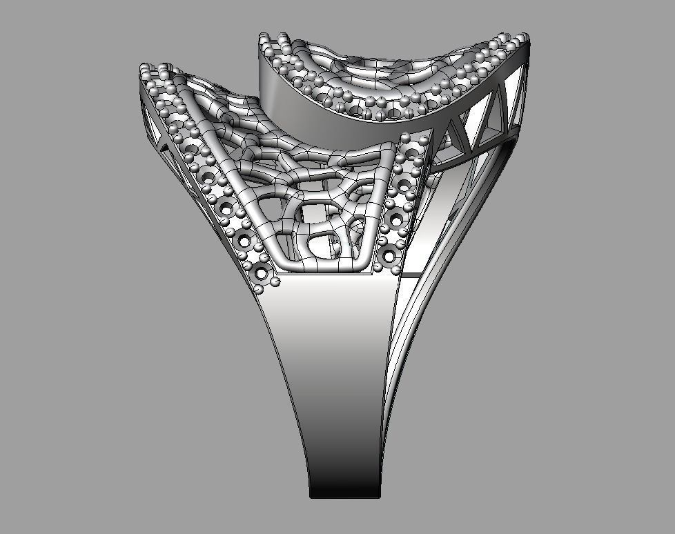Ring for Woman or Girl 3D print model_2