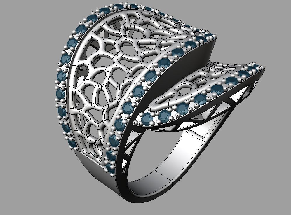 Ring for Woman or Girl 3D print model_9