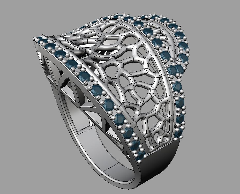Ring for Woman or Girl 3D print model_7
