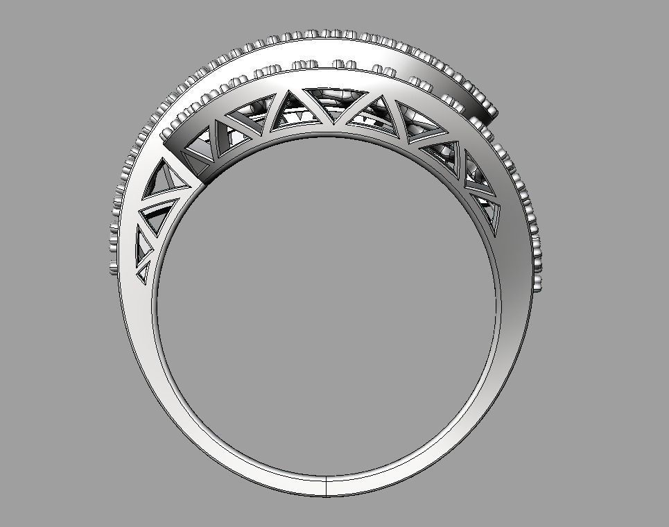 Ring for Woman or Girl 3D print model_3