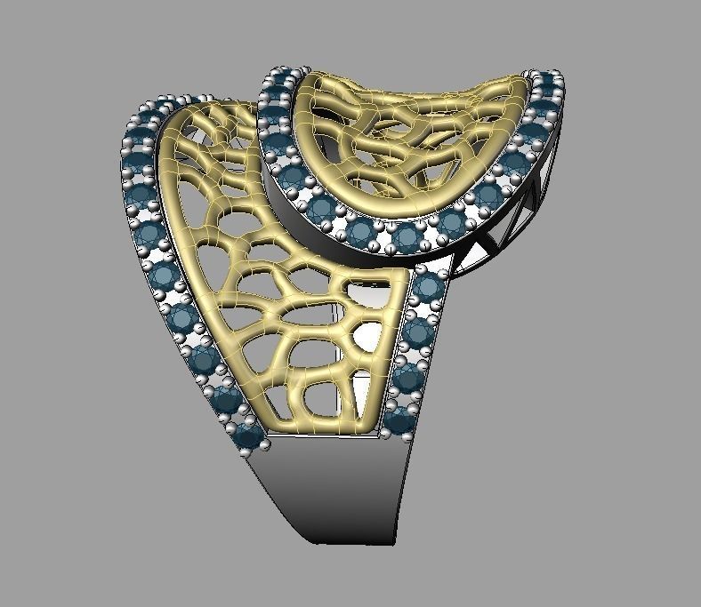 Ring for Woman or Girl 3D print model_11