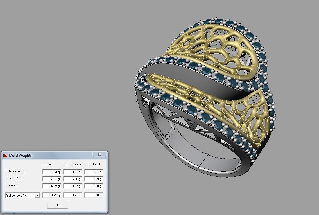 Ring for Woman or Girl 3D print model_18