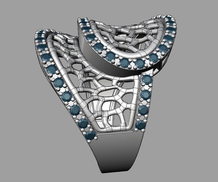 Ring for Woman or Girl 3D print model_5