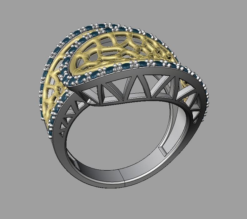 Ring for Woman or Girl 3D print model_13