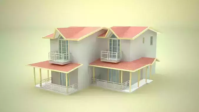 HOME MINIMALIST 3D model