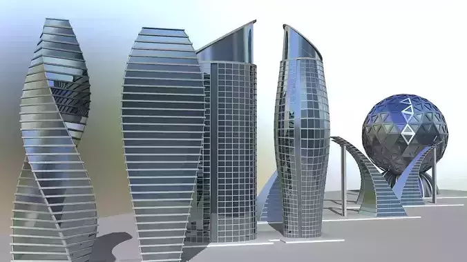BUILDING FUTURE 3D model