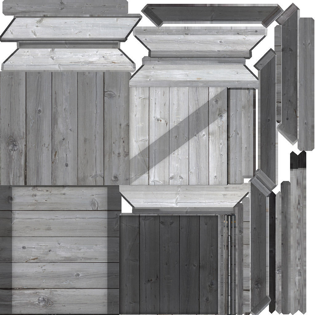 Destructible Box for Games  Free low-poly 3D model_5