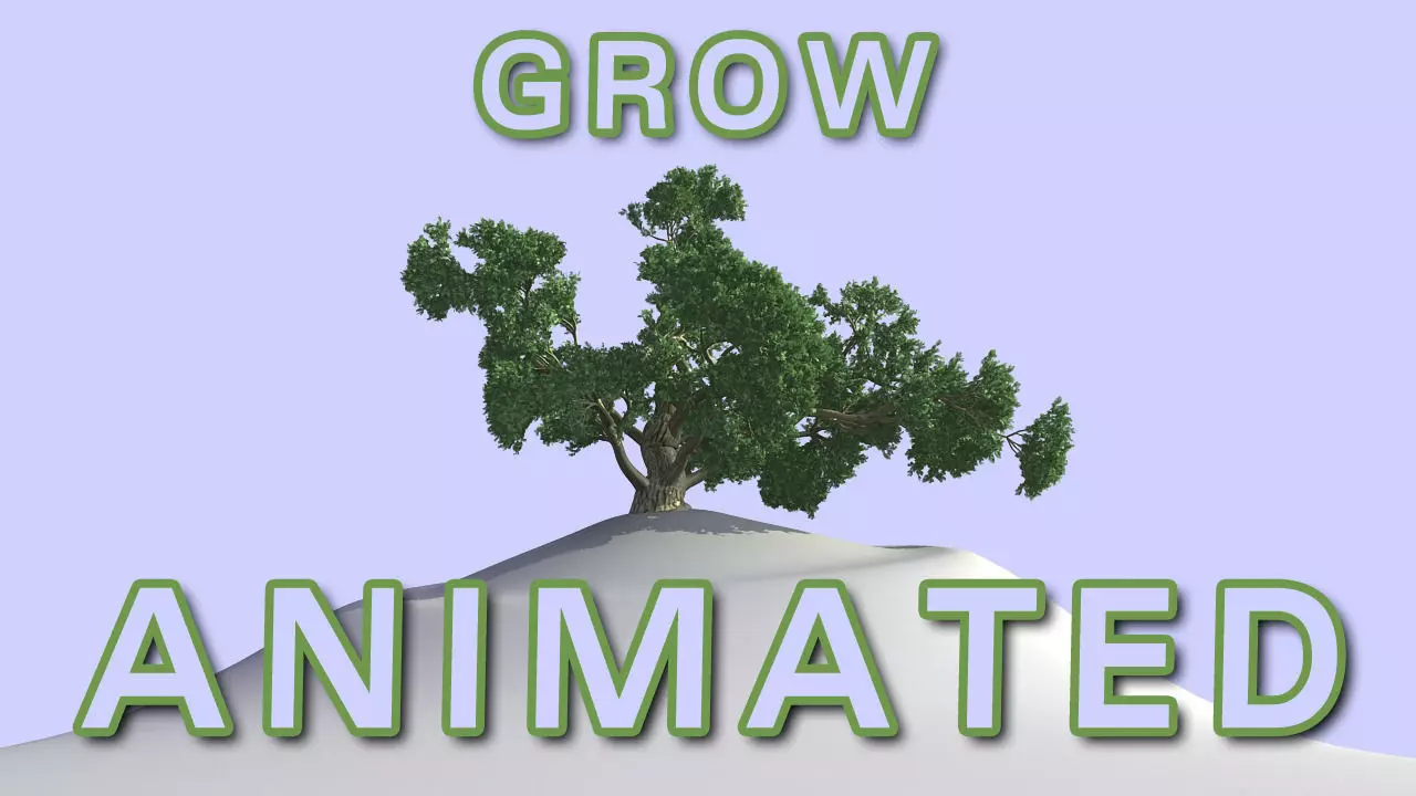 MAGNIFICENT TREE - GROWING - V1 3D model_0