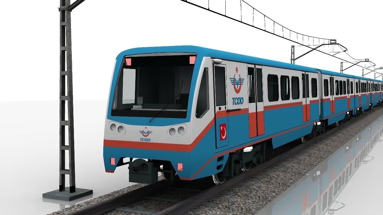 SUBURBAN TRAIN 3D model_8