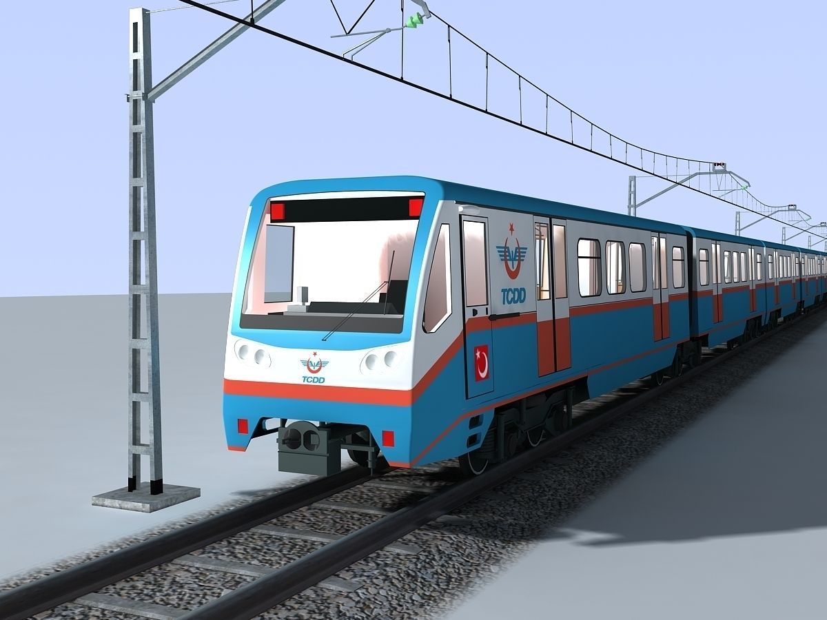 SUBURBAN TRAIN 3D model_6