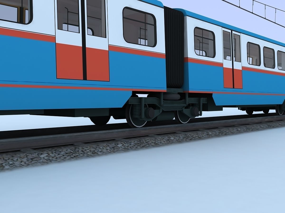 SUBURBAN TRAIN 3D model_1