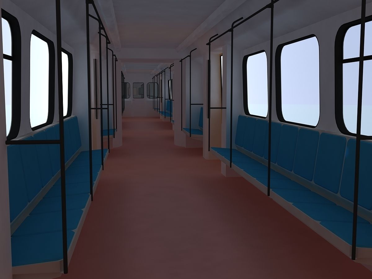 SUBURBAN TRAIN 3D model_3