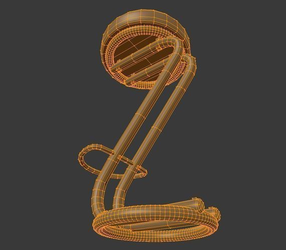 Barstool bar stool Free low-poly 3D model_20