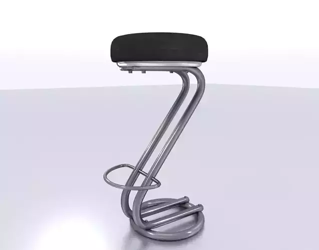 Barstool bar stool Free low-poly 3D model