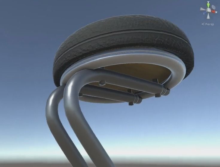 Barstool bar stool Free low-poly 3D model_13