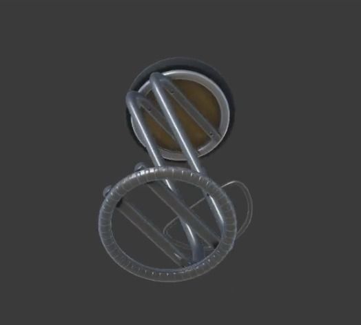 Barstool bar stool Free low-poly 3D model_12