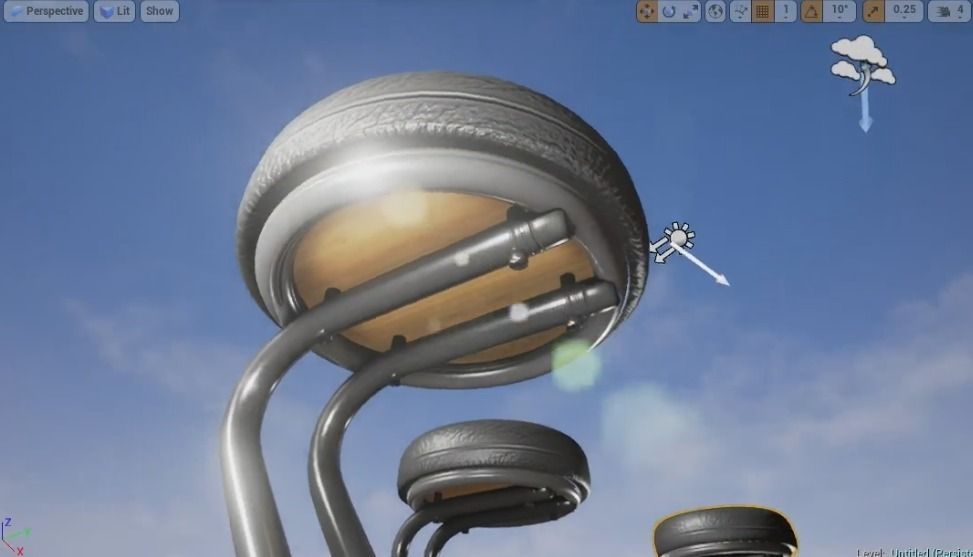 Barstool bar stool Free low-poly 3D model_19