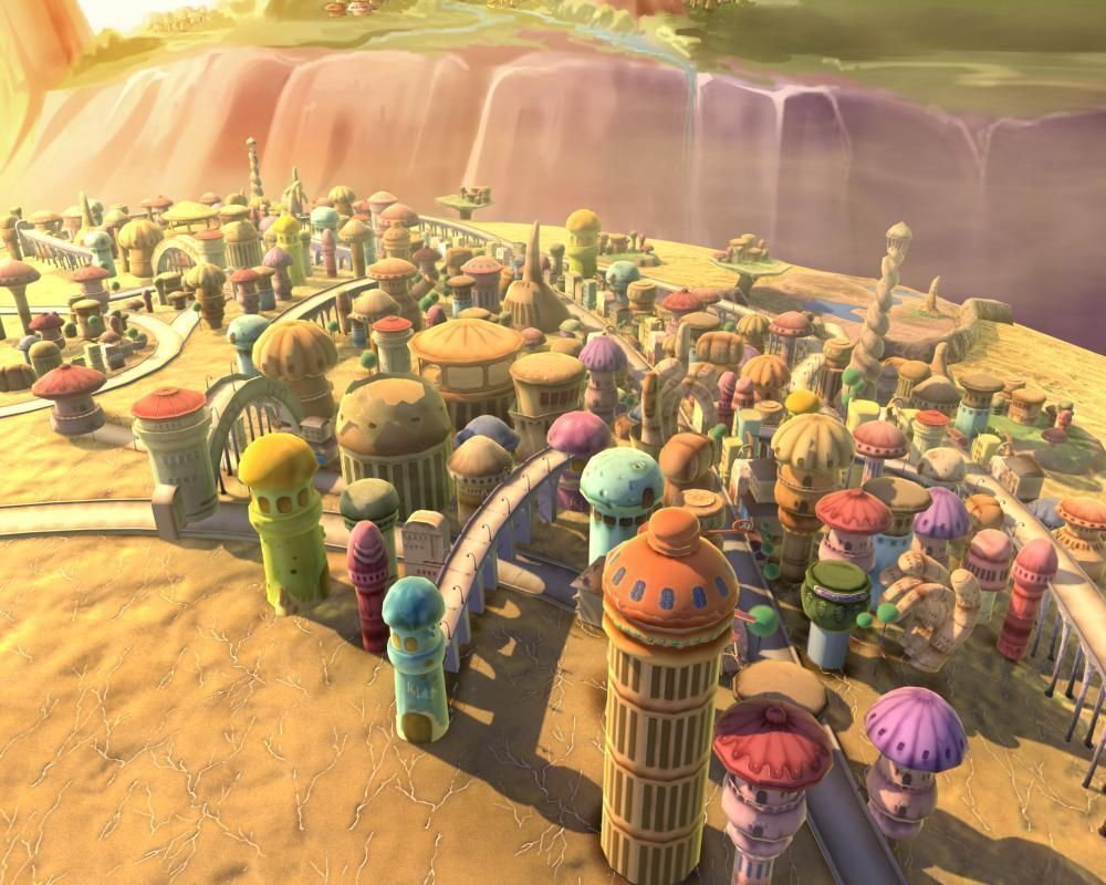 Cartoon City 02 3D model_7