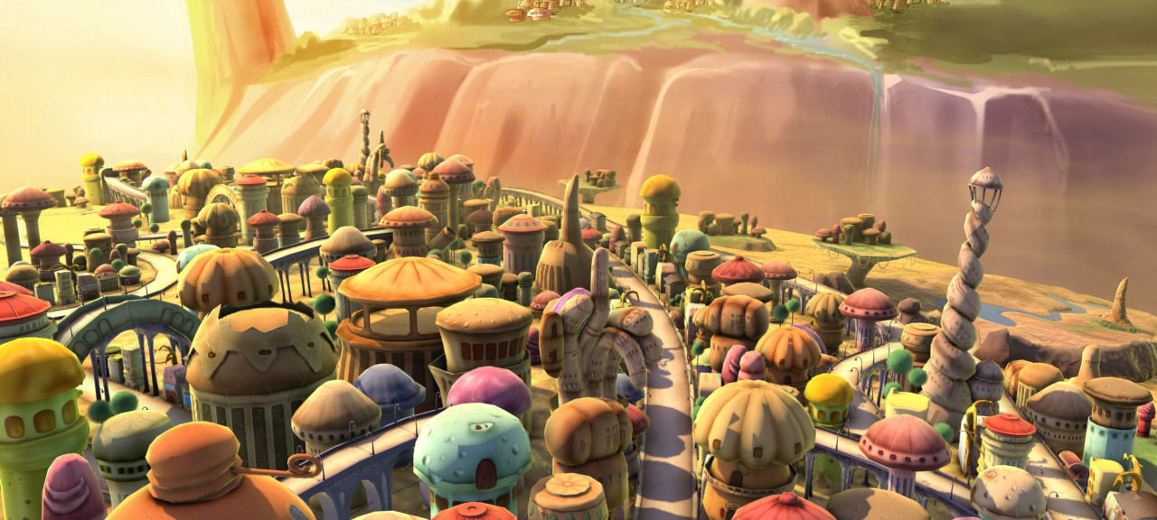 Cartoon City 02 3D model_12