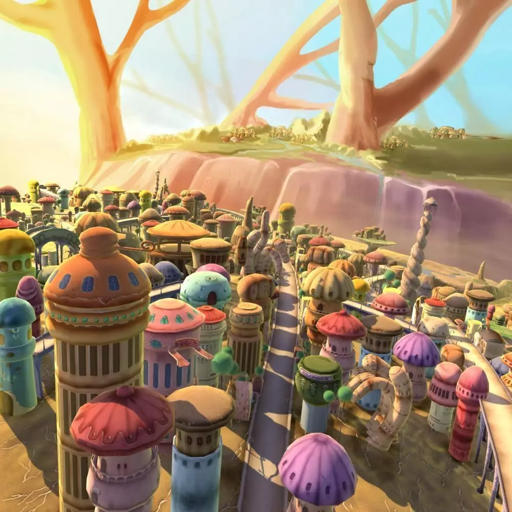 Cartoon City 02 3D model_0