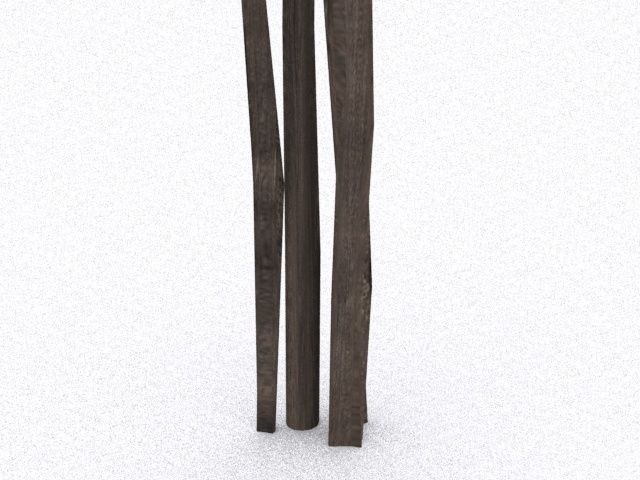 Dead tree  sticks  LOW-POLY Low-poly 3D model_1
