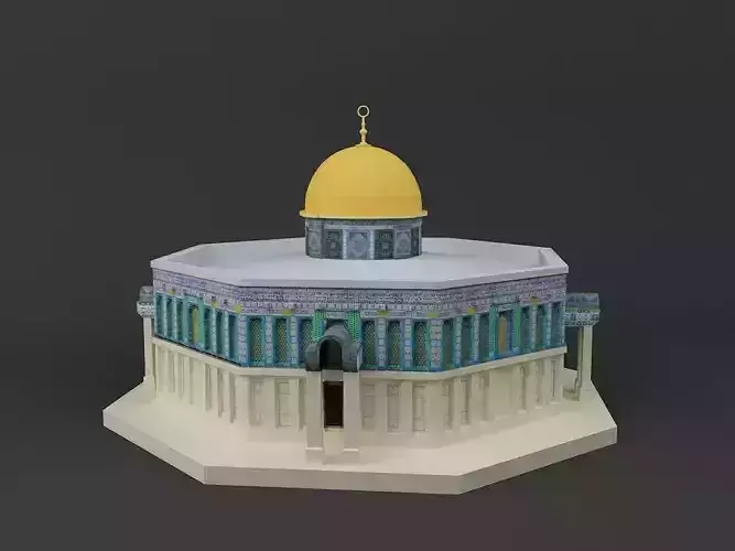 The Dome of Rock 3D printable model