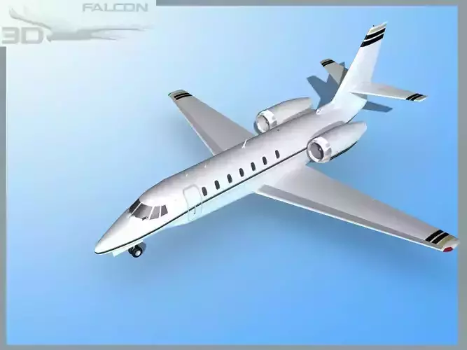 Falcon3D Citation Sovereign C680 FS01 3D model