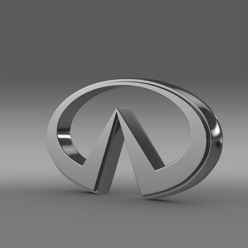 Infiniti Logo 3D model_1
