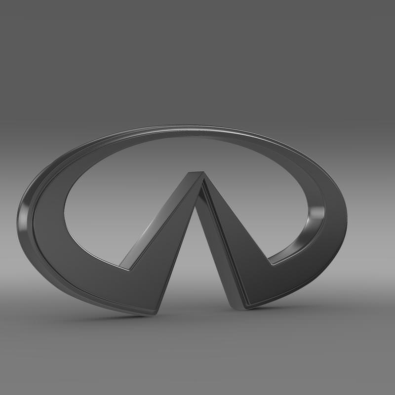 Infiniti Logo 3D model_2