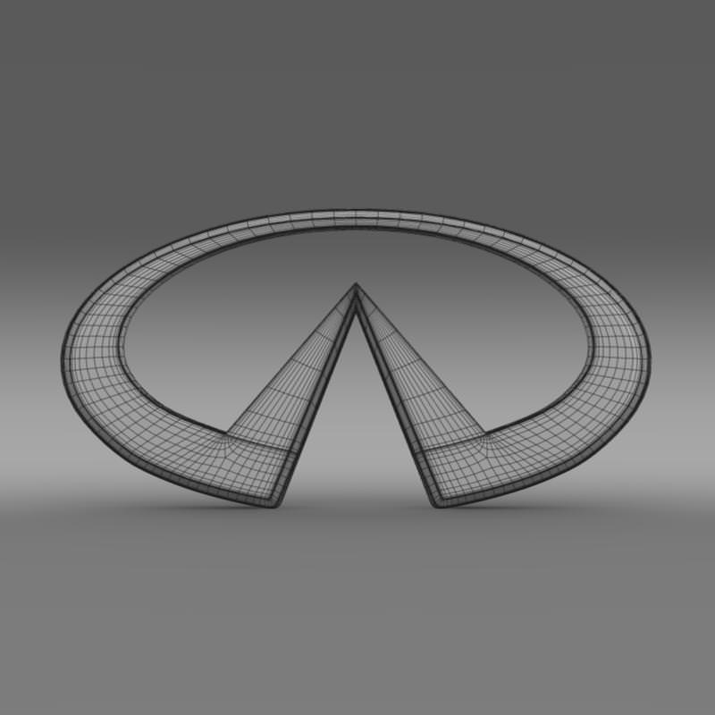 Infiniti Logo 3D model_6