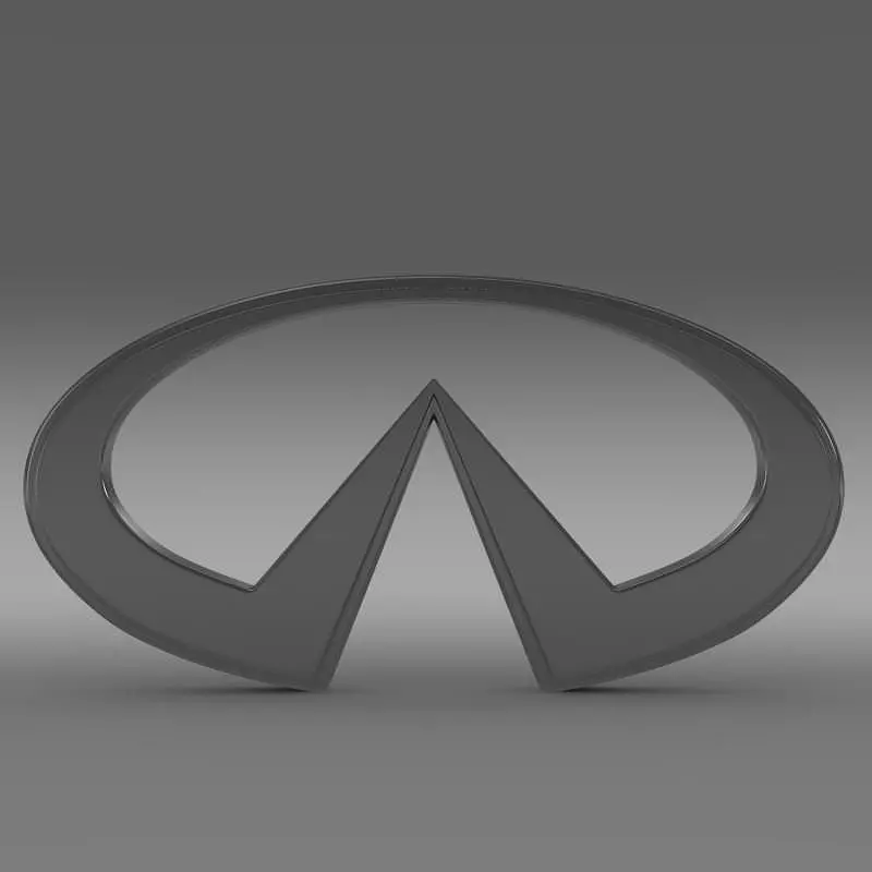 Infiniti Logo 3D model_0