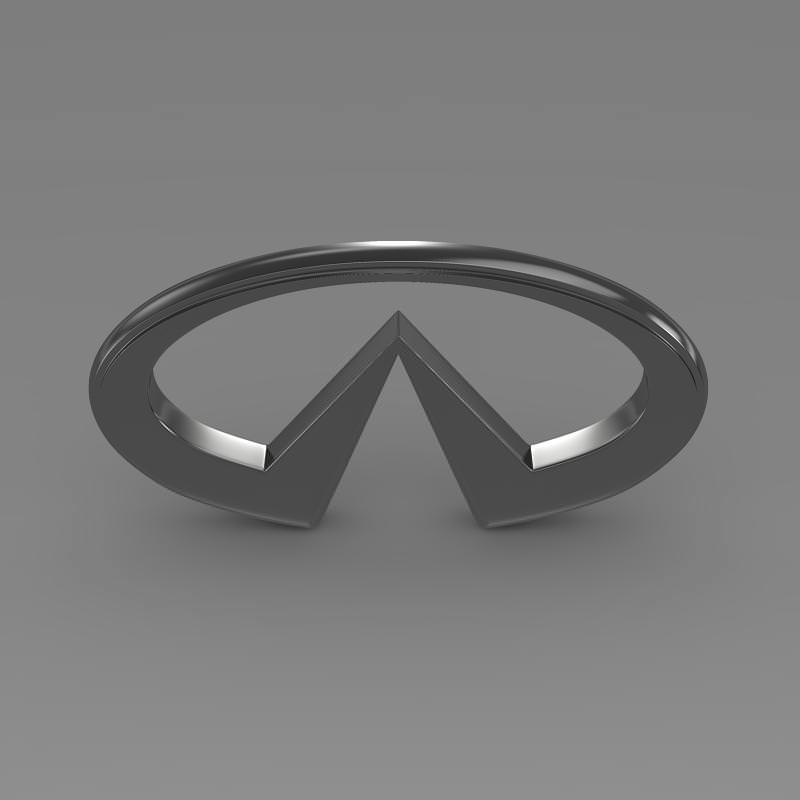 Infiniti Logo 3D model_3