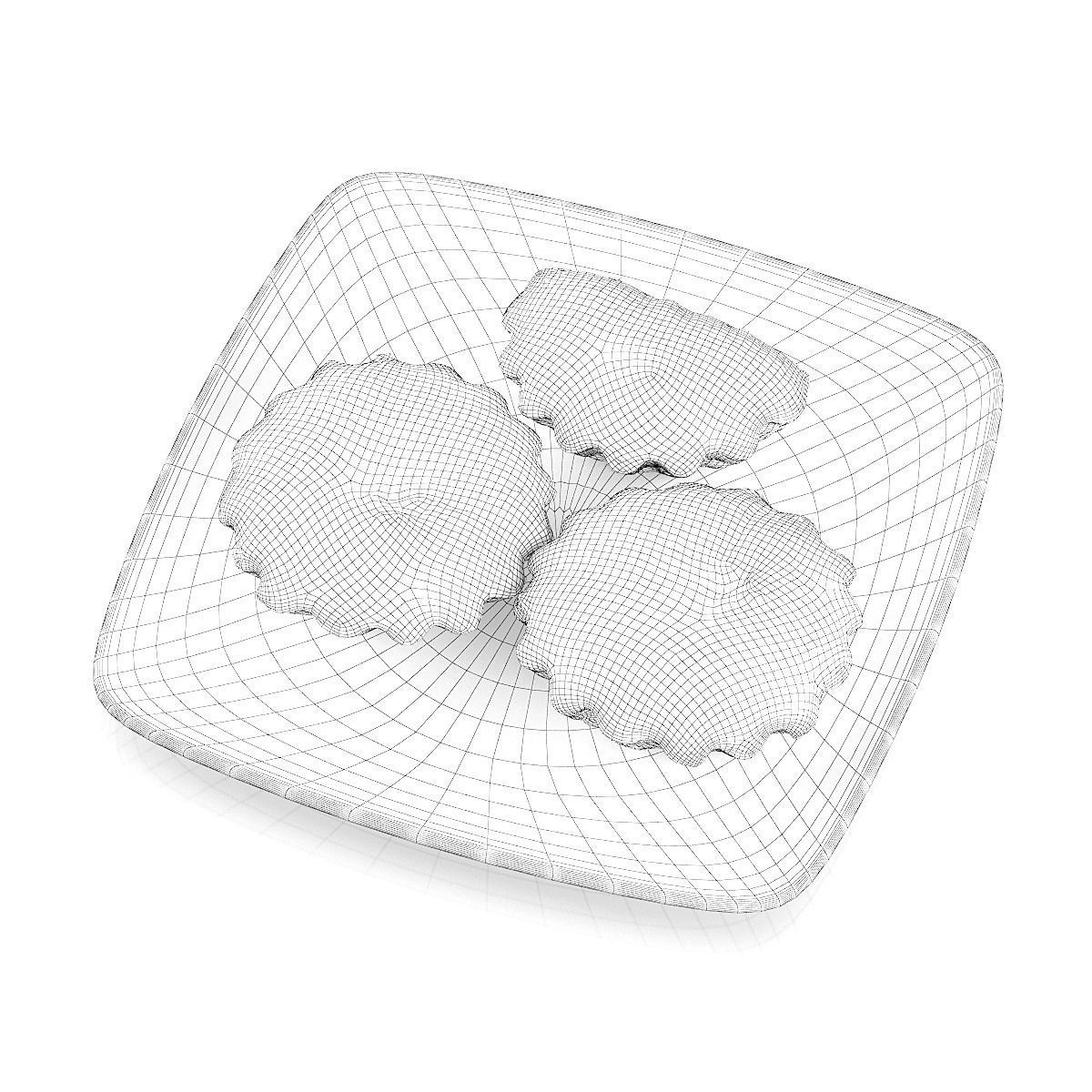 Cupcakes with filling 3D model_7