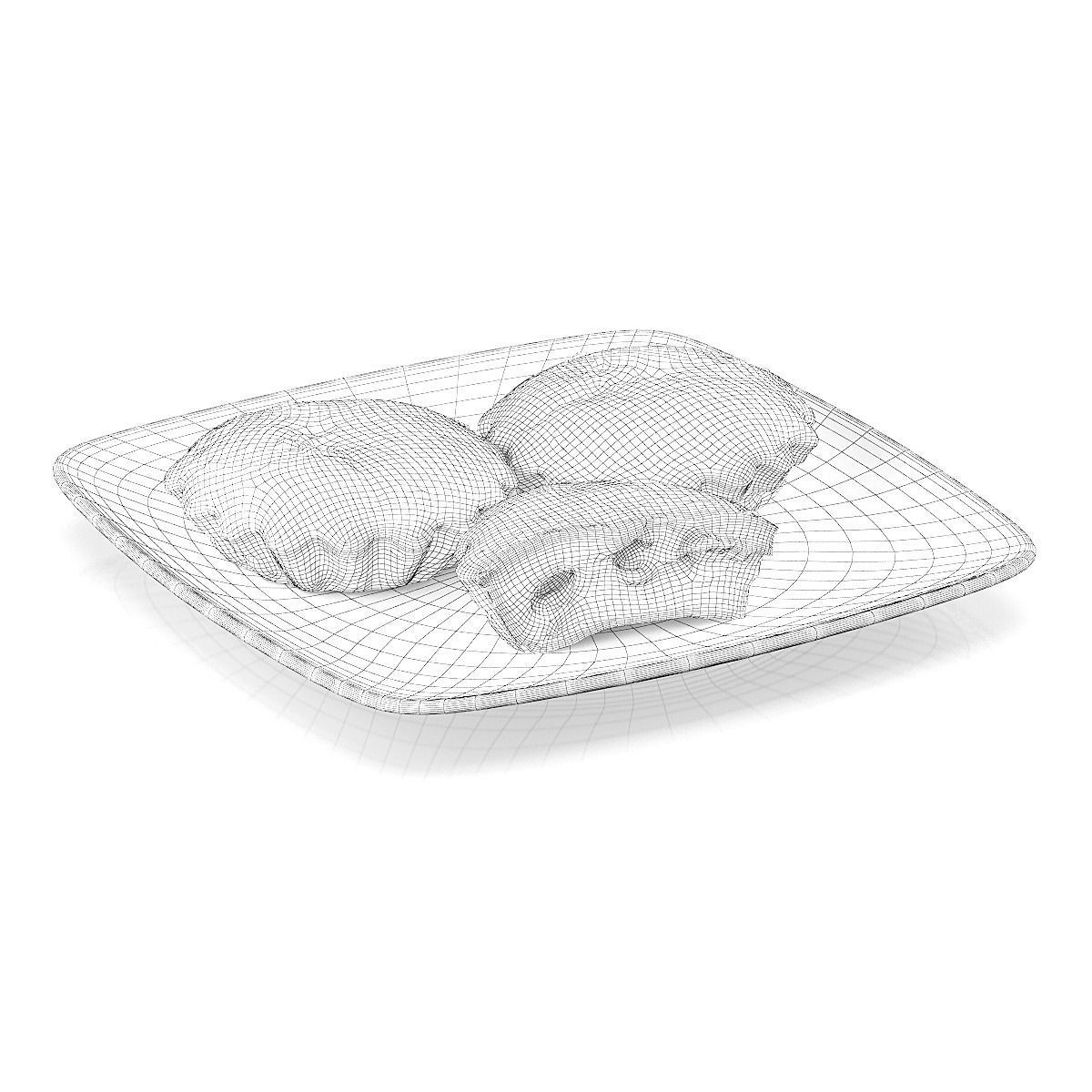 Cupcakes with filling 3D model_3