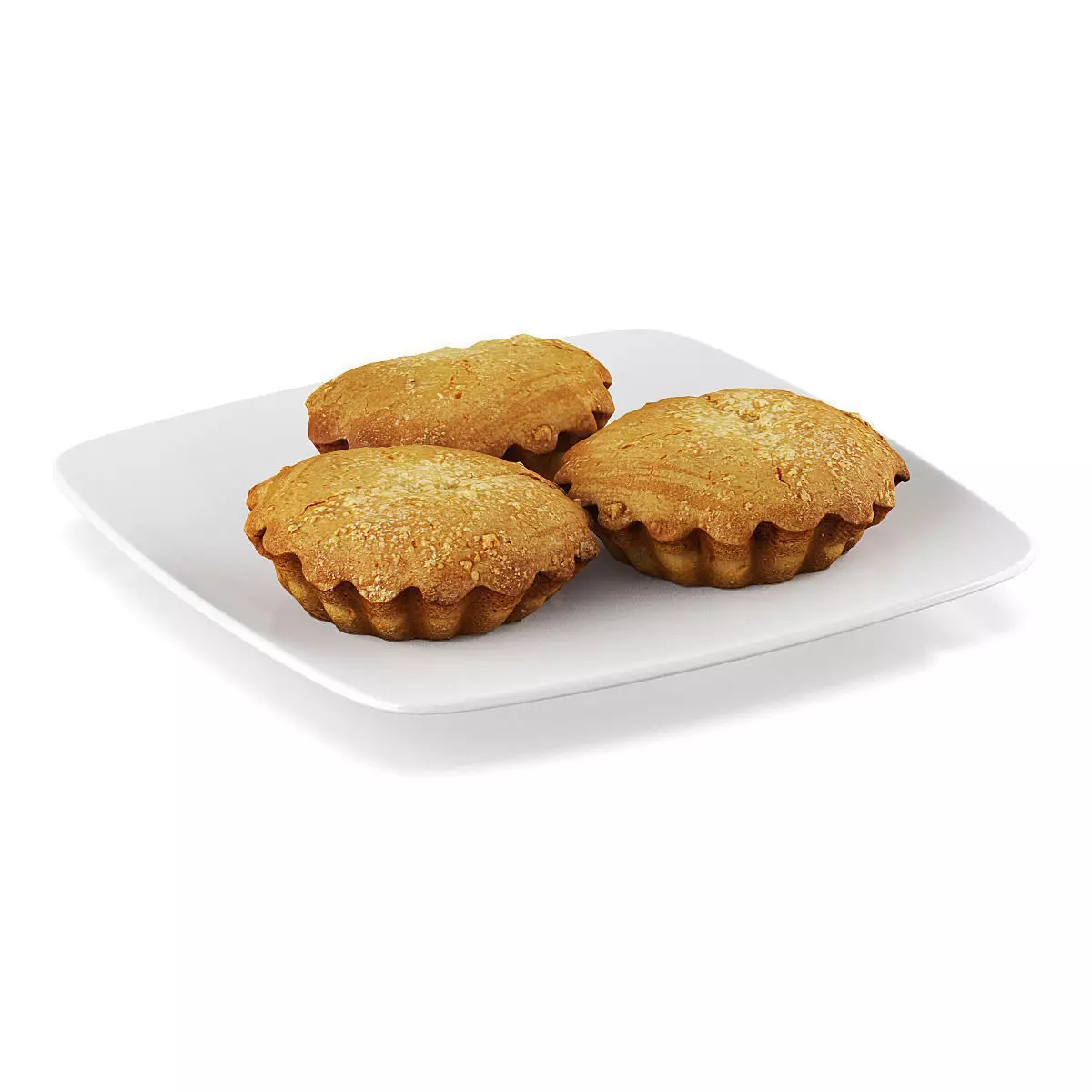 Cupcakes with filling 3D model_0