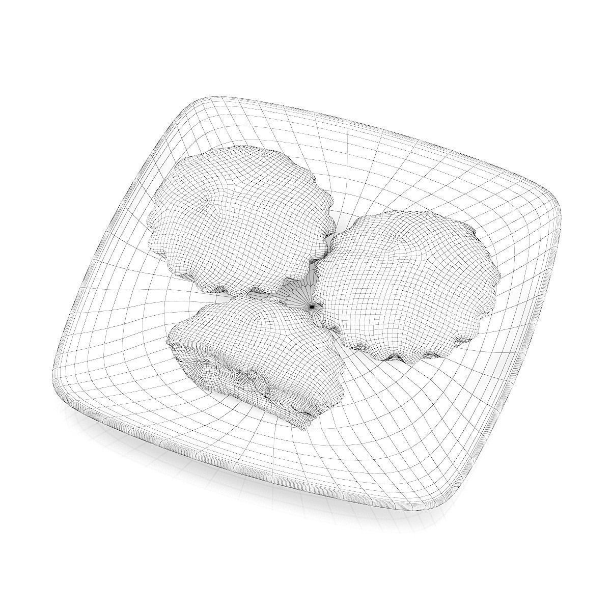 Cupcakes with filling 3D model_5