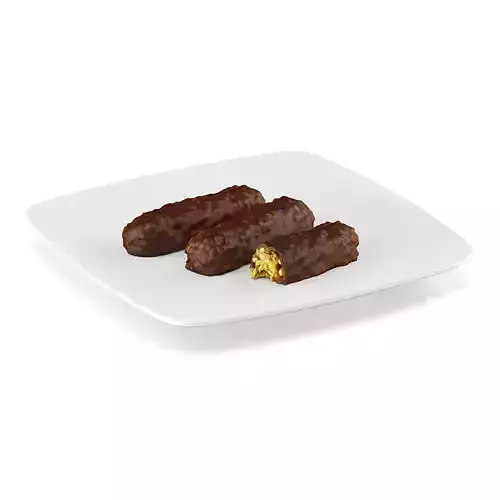 Chocolate bars 1 3D model