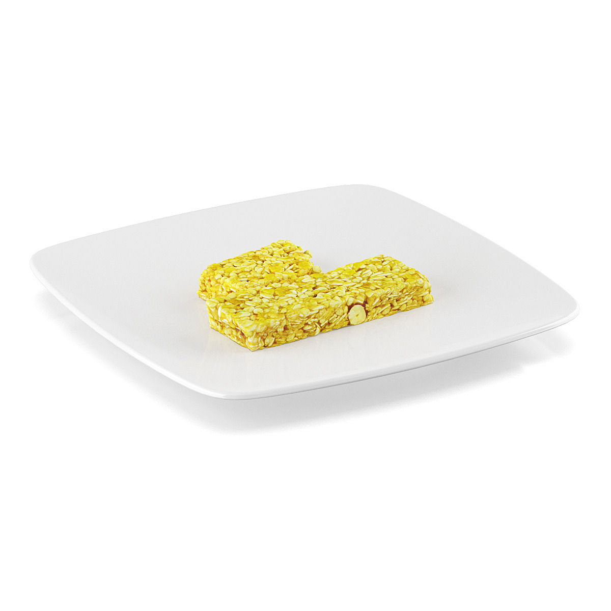 Muesli bar 3D model_2