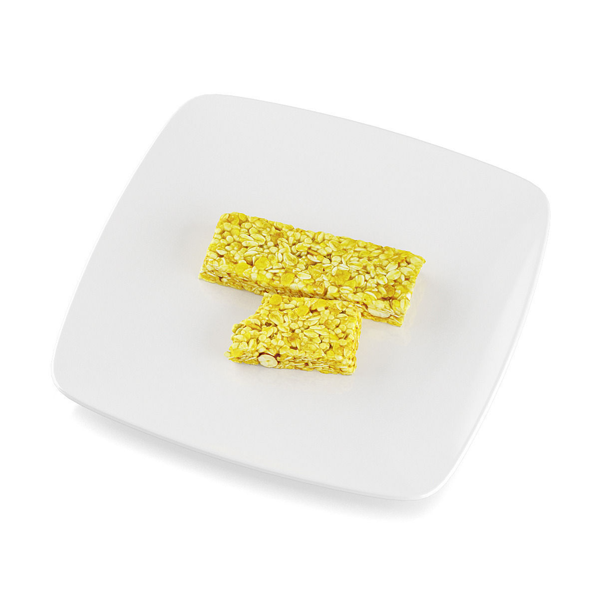 Muesli bar 3D model_4