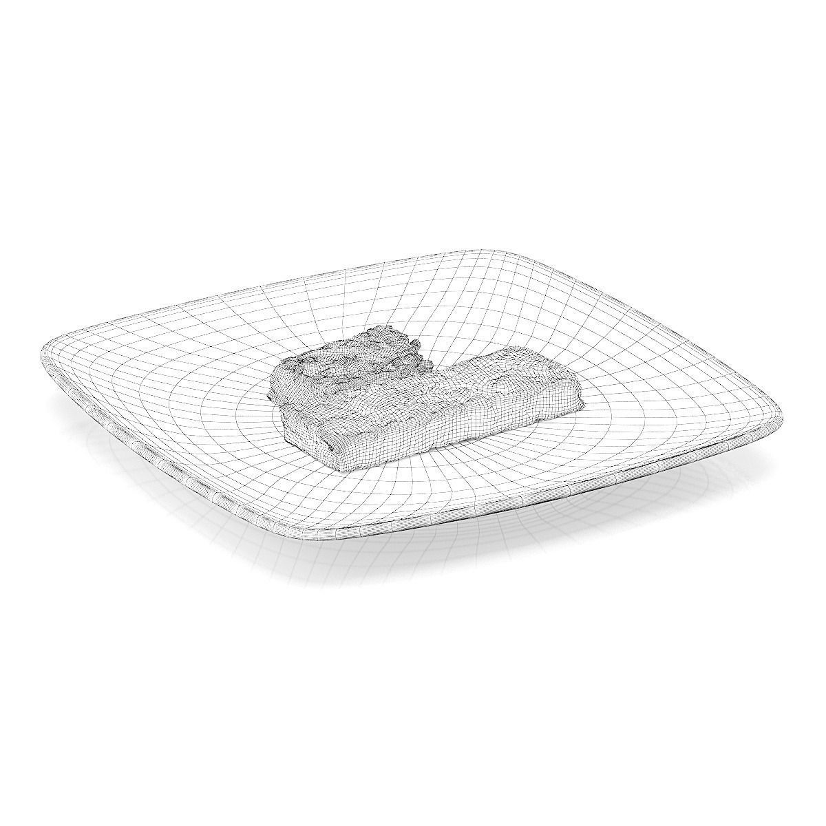 Muesli bar 3D model_3