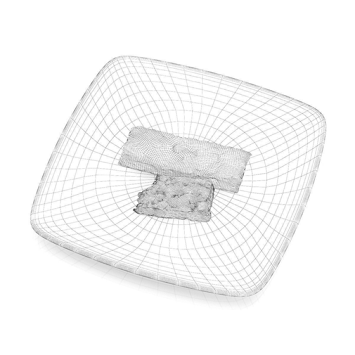 Muesli bar 3D model_5