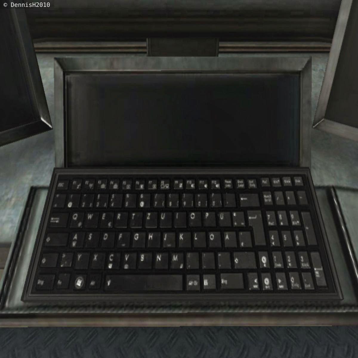 Futuristic Freighter Free low-poly 3D model_13