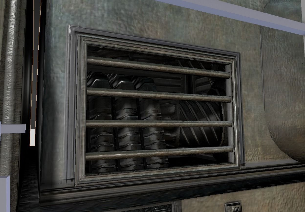 Futuristic Freighter Free low-poly 3D model_19