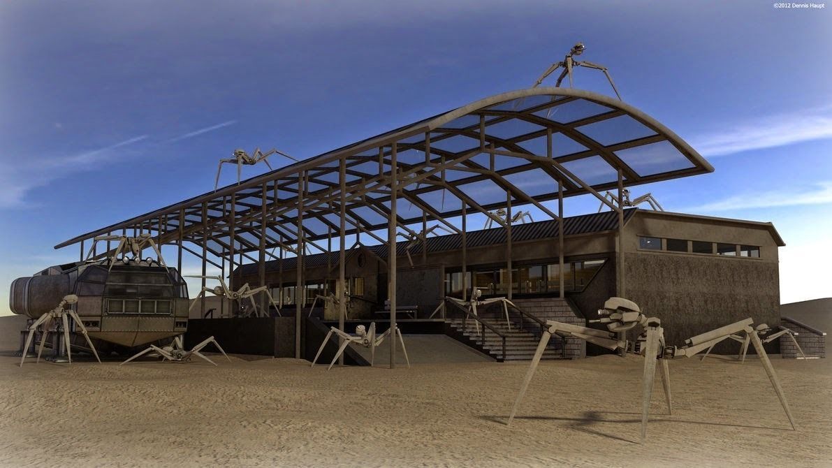 Futuristic Freighter Free low-poly 3D model_20