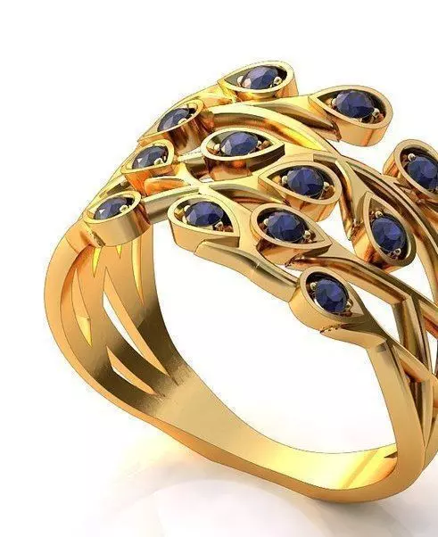 ring twig 3 3D print model_0